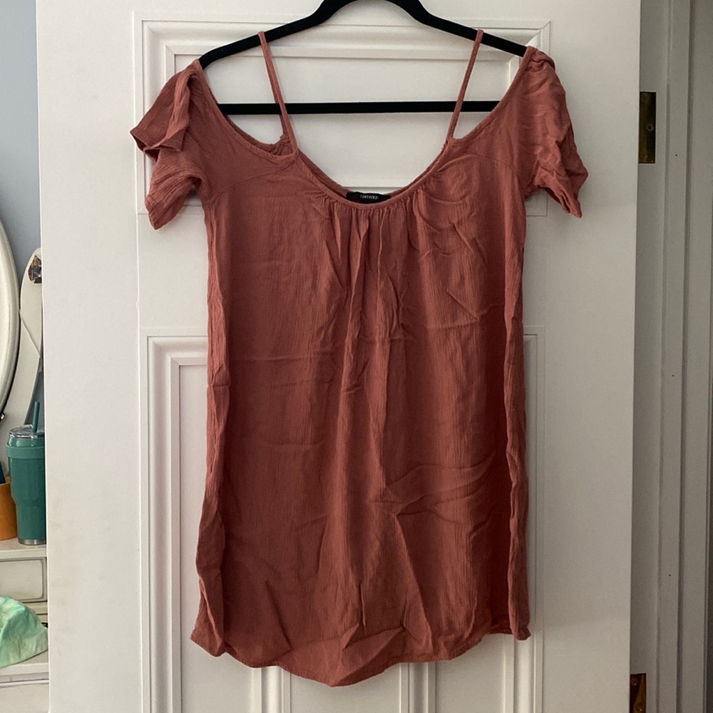 Flowy off the shoulder mini dress